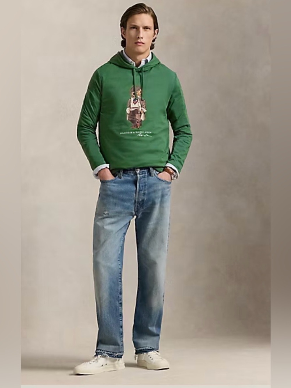 Polo Ralph Lauren Polo Bear Jersey Hooded T-Shirt